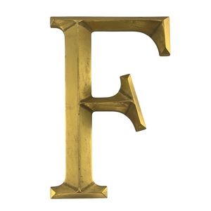 Gold Decorative Letter Wall Decor